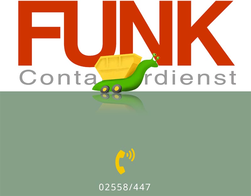 Funk Containerdienst Horstmar, Startseite der homepage